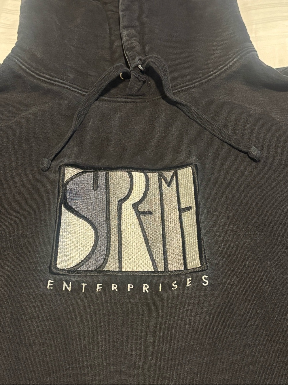Supreme Enterprises Black Heavyweight Hoodie Size Small